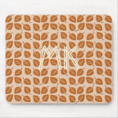 Fall Collection Bright Orange Leaf Mousepad (Vorne)