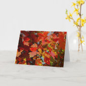 Fall collection Note card Karte (Gelbe Blume)