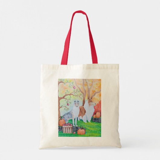 Fall-Colliese Tragetasche (Rückseite)