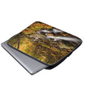 Fall Color Jefferson Brook | Weiße Berge Laptopschutzhülle (Vorne Knopf)