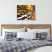 Fall Color Jefferson Brook | Weiße Berge Leinwanddruck (Insitu (Schlafzimmer))