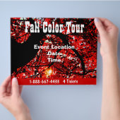 Fall Color Tour Halloween Event Event Flyer (Hand)