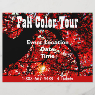 Fall Color Tour Halloween Event Event Flyer