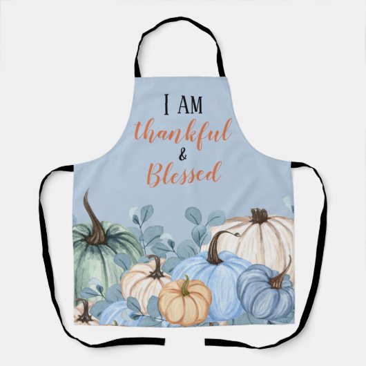 Fall Cook Blue Schürze (Vorderseite)