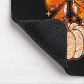 Fall Coquette Bow Fall Pumpkin Thanksgiving Women  Mousepad (Ecke)