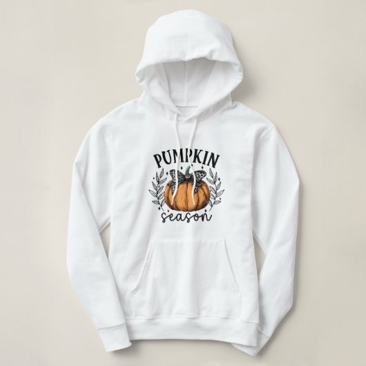Fall Coquette Pumpkin Season Hoodie (Design vorne)