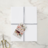 Fall Cotattcore Burgundy n Pink Baby Girl Dusche Geschenkanhänger (Mit Garn)