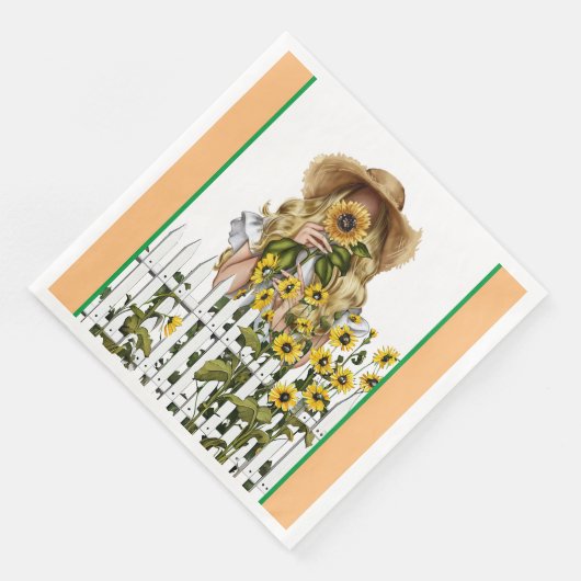 Fall Country Gardener Serviette (Ecke)