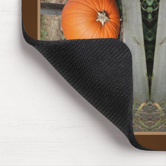 Fall Country Pumpkin Pair Abstrakt Mousepad (Ecke)