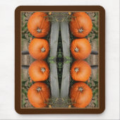 Fall Country Pumpkin Pair Abstrakt Mousepad (Vorne)