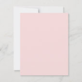 Fall Couples Kleine Pumpkin Girl Babydusche Einladung (Rückseite)