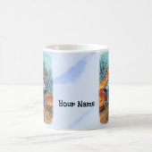 Fall Covered Bridge Kaffeetasse (Mittel)