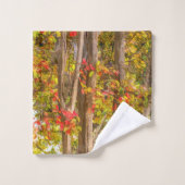 Fall Crape Myrtle Trees Badhandtuch Set (Waschlappen)