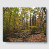 Fall Creek auf Laurel Hill Staat Park Pennsylvania Gästebuch (Rückseite)