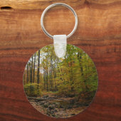 Fall Creek auf Laurel Hill Staat Park Pennsylvania Schlüsselanhänger (Rückseite)