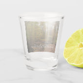 Fall Creek auf Laurel Hill Staat Park Pennsylvania Schnapsglas (Rückseite)