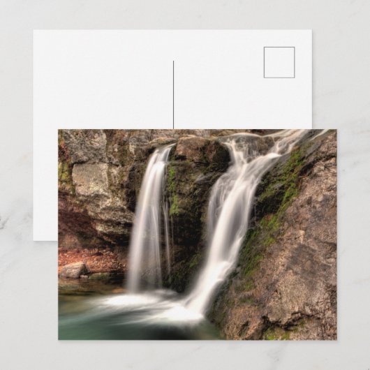 Fall Creek Falls, Arkansas Postkarte (Vorne/Hinten)