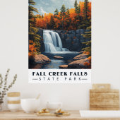 Fall Creek Falls: Ruhe in der Tennessee Wilds Poster (Küche)