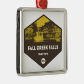 Fall Creek Falls Staat Park, Tennessee Ornament Aus Metall (Rechts)
