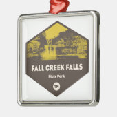 Fall Creek Falls Staat Park, Tennessee Ornament Aus Metall (Links)
