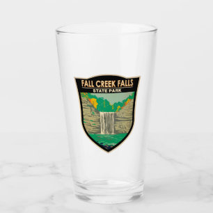Fall Creek Falls Staat Park Tennessee Vintag Glas
