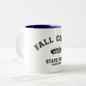 Fall Creek Falls Staat Park, Tennessee Zweifarbige Tasse (Vorderseite Links)