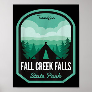 Fall Creek Falls Staat Park Tn Camping Poster