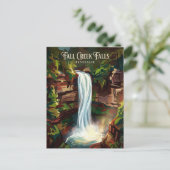 Fall Creek Falls Tennessee Postkarte (Stehend Vorderseite)
