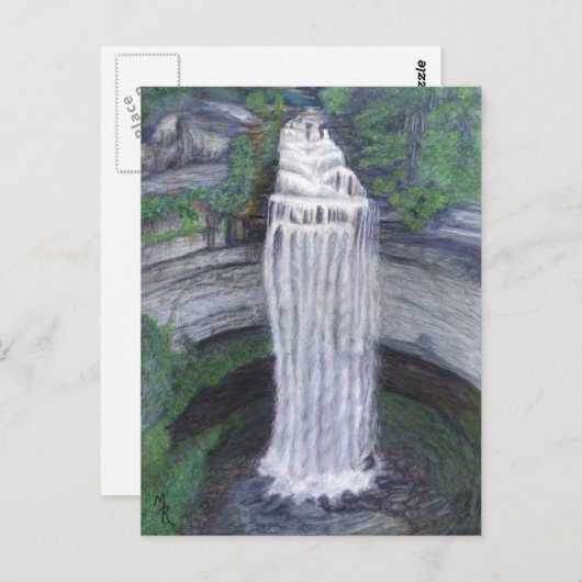 Fall Creek Falls Wasserfall Postkarte (Vorne/Hinten)