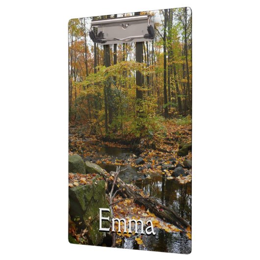 Fall Creek mit Blick auf den Laurel Hill Park Klemmbrett (Links)