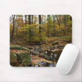 Fall Creek mit Blick auf den Laurel Hill Park Mousepad (Mit Mouse)