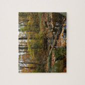 Fall Creek mit Blick auf den Laurel Hill Park Puzzle (Vertikal)