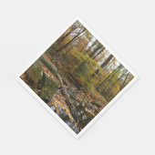 Fall Creek mit Blick auf den Laurel Hill Park Serviette (Ecke)