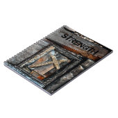 Fall "Cross of Strength Case Mate" Notizblock (Linke Seite)