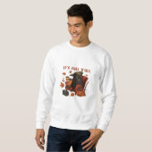 Fall Crow - It's Fall Y'all Art Sweatshirt (Vorne ganz)