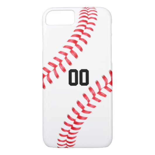 Fall "Custom Baseball iPhone 7" Case-Mate iPhone Hülle (Rückseite)