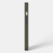 Fall "Custom Moss Green" iPhone 13 - Vertikale Auf Hülle (Linke Seite)