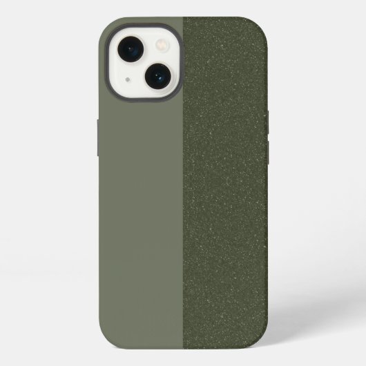 Fall "Custom Moss Green" iPhone 13 - Vertikale Auf Hülle (Rückseite)