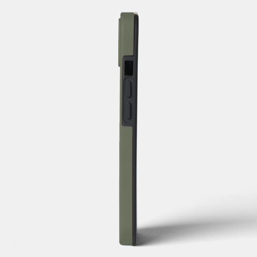 Fall "Custom Moss Green Split iPhone 13" Case-Mate iPhone Hülle (Rückseite / Links)
