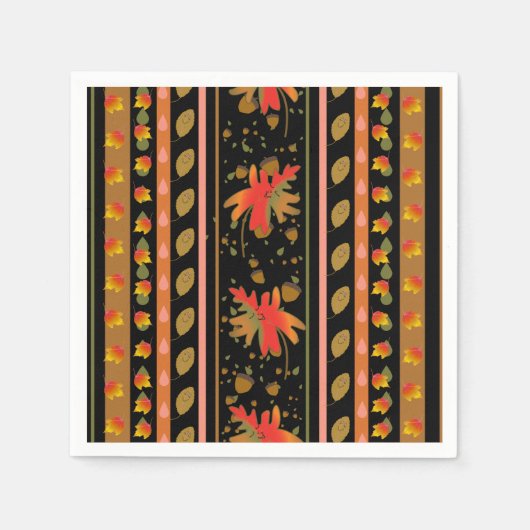 Fall Cuteness Throw Kissen Napkins Papier Teller N Serviette (Vorderseite)