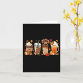 Fall Dackel Cat Halloween Outfit für Fallen Karte (Gelbe Blume)