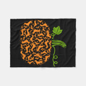 Fall Dackel Doxin Pumpkin Fun Halloween Dog Lov Fleecedecke (Vorderseite (Horizontal))