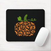 Fall Dackel Doxin Pumpkin Fun Halloween Dog Lov Mousepad (Mit Mouse)