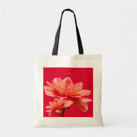 "Fall-Dahlie-" kundenspezifische Budget-Tasche