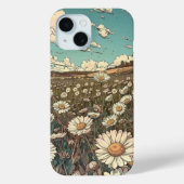 "Fall Daisy Field Phone" Case-Mate iPhone Hülle (Rückseite)