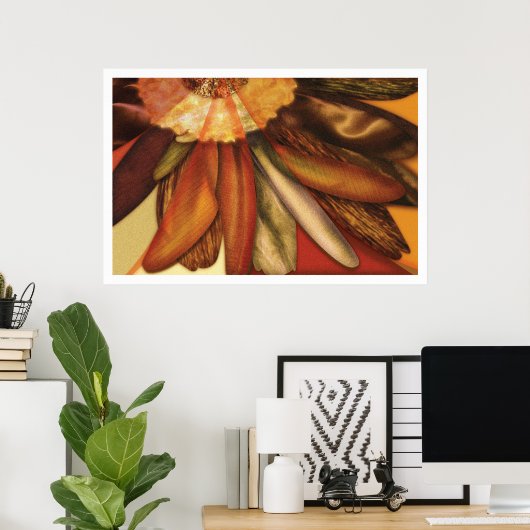 Fall Daisy Poster (Heimbüro)