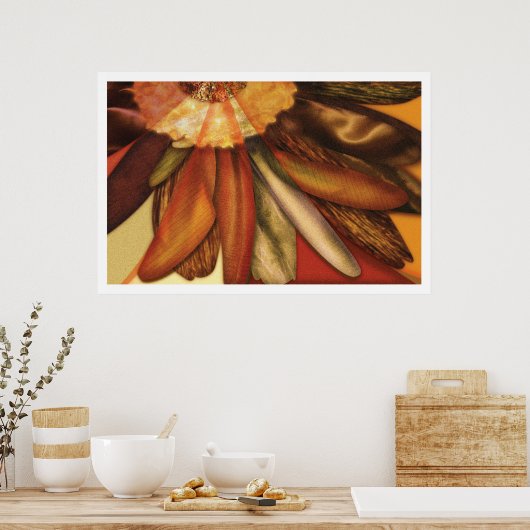 Fall Daisy Poster (Küche)