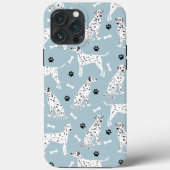 Fall Dalmatiner Paws and Bones Case-Mate iPhone Hülle (Rückseite)