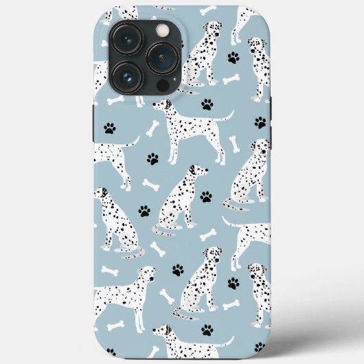 Fall Dalmatiner Paws and Bones Case-Mate iPhone Hülle (Rückseite)
