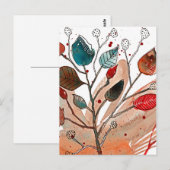 Fall Dance Postkarte (Vorne/Hinten)